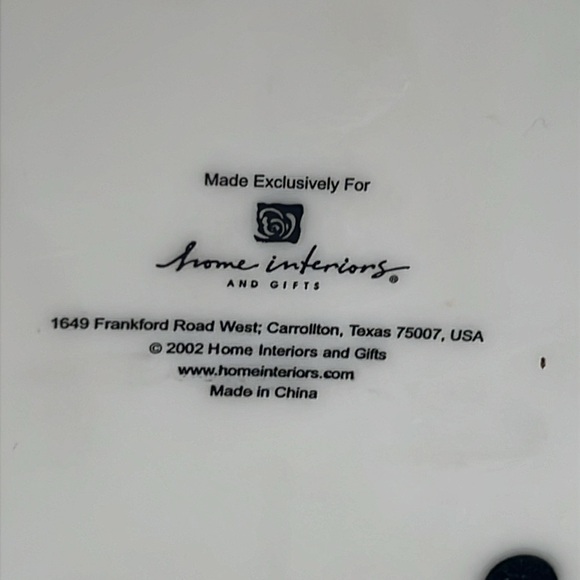 Home Interiors patriotic Christmas Santa's around Candle holder 2002 NEW - Picture 4 of 5